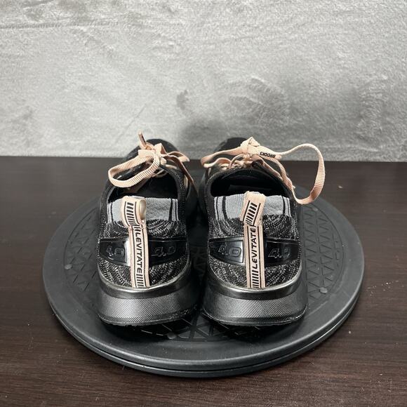 Brooks Womens Size 7.5B Levitate 4 Black Pink Lace Up Athletic Comfort Shoes - Picture 4 of 10